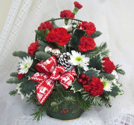 Holly Jolly Christmas Basket from Joseph Genuardi Florist in Norristown, PA